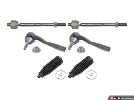 ES#5482211 - 1663380315KT1 - Tie Rod Kit - Includes Inner & Outer Tie Rods, Steering Rack Boots & Clamps - Meyle - Mercedes Benz