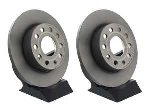 ES#5482216 - 1K0615601AJ1KT - Rear Brake Rotors - Pair (260x12) - Restore the stopping power in your vehicle - Brembo - Audi Volkswagen