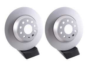 ES#5482233 - 3Q0615601A1KT - Rear Brake Rotors - Pair (300x12) - High quality rotors from a brand you can trust - Genuine Volkswagen Audi - Audi Volkswagen