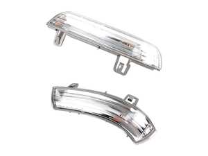 ES#5482237 - 1K0949101KT - Mirror Mounted Turn Signal - Pair - Restore your vehicle's appearance and safety with these new turn signals. Comes with integrated bulbs - Genuine Volkswagen Audi - Volkswagen
