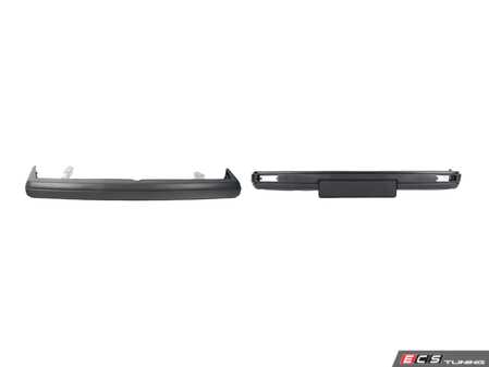 ES#5482238 - 953407KT - European Small Bumper - Pair - Add a Euro look to the front and rear with a new bumper with black stripes - Bremmen Parts - Volkswagen