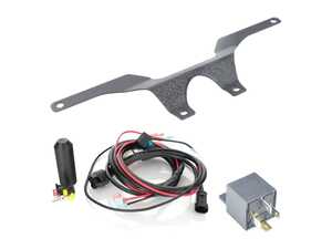 ES#5482257 - 965400002KT - Custom Dual-Tone Horn Wiring Harness & Mounting Bracket - Kit - This kit provides the perfect mounting bracket and wiring setup to get your new horns installed with zero wire cutting - Assembled By ECS - Volkswagen