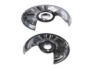 ES#5482263 - 5q0615611fKT - Rear Dust Shield - Pair - Keeps dirt and dangerous debris away from the brakes - Genuine Volkswagen Audi - Audi Volkswagen