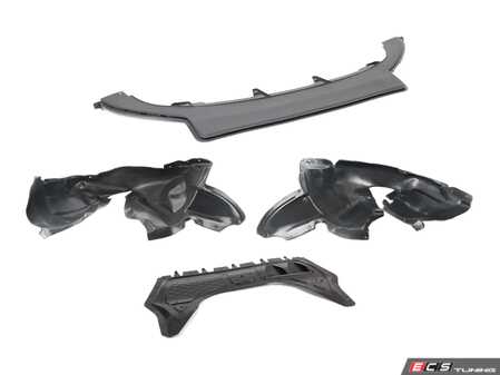ES#5482282 - 5c68059039b9KT - Underbody Splash Shield & Lower Valance Kit - 4 Piece - Replace brittle or road-damaged plastic and shield your engine bay from debris with this complete lower perimeter refresh bundle. - Bremmen Parts - Volkswagen