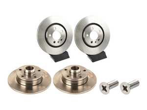 ES#5482293 - 1h0615301kt1KT2 - Front & Rear Coated Brake Rotors - Set (280x22 / 226x10) - Features Brembo's special UV paint treatment that guarantees superior corrosion resistance. - Brembo - Volkswagen