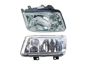 ES#5482301 - 1590898KT - Headlight Assembly - Pair - Without fog light, with clear turn signal lens - Dorman - Volkswagen