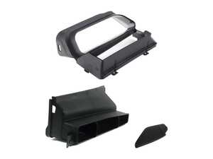 ES#5482310 - 1k0805962b9b9KT - Front Radiator Core Support Air Guide Kit - 3 Piece - Eliminate underhood heat soak and restore your factory ram-air induction tract with this complete 3-piece genuine plastic duct assembly. - Genuine Volkswagen Audi - Audi Volkswagen