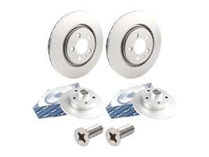 ES#5482302 - 1h0615301akt4KT5 - Front & Rear Brake Rotors - Set (280x22 / 226x10) - Featuring a protective Meyle Platinum coating. - Meyle - Volkswagen