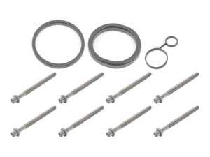 ES#5482337 - wht002671aKT - Crankshaft Main Bolt & Sealing Flange Gasket - Kit - Overhaul your engine block's bottom end with confidence using this 11-piece stretch bolt and rear sealing plate gasket service kit. - Genuine Volkswagen Audi - Audi Volkswagen
