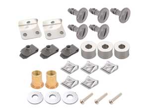 ES#5482381 - 8d0805960aKT - Skid Plate & Fabrication Hardware Pack - Replacement hardware kit for your ECS skid plate - Assembled By ECS - Audi Volkswagen