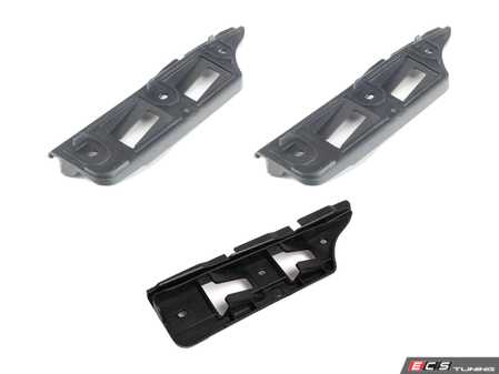 ES#5482392 - 1k0807183KT - Front Bumper Guide - Pair - Keep your bumper skin straight and prevent sagging - Genuine Volkswagen Audi - Volkswagen