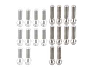 ES#5482430 - 025384ECS03KT2 - Titanium Conical Seat Wheel Bolt - Set - Lightweight, corrosion resistant, high-performance lug bolts - ECS - Audi BMW Volkswagen Mercedes Benz