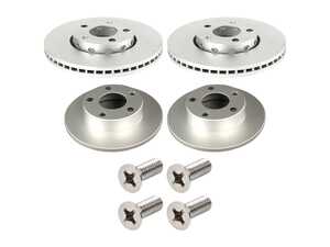 ES#5482464 - 8e0615301qkt2KT3 - Front & Rear Brake Rotors - Set (288x25 / 245x10) - Featuring a protective Meyle Platinum coating. - Meyle - Audi Volkswagen