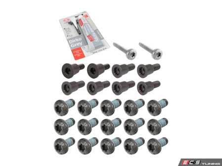 ES#5482534 - n91130401KT - Timing Hardware & Cover Reseal Kit - Ensure a leak-free, mechanically secure installation with this complete, direct-fit timing guide rail hardware and cover sealant bundle. - Assembled By ECS - Audi Volkswagen