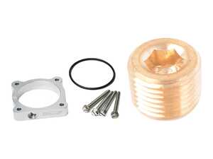 ES#5482538 - CTSHW083KT - CTS Turbo Throttle Body Spacer Kit  With 1/8" NPT Block-Off Plug - Boost your mid-range torque instantly while keeping your options open for future water-methanol injection setups. - Assembled By ECS - Audi Volkswagen