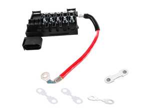 ES#5482542 - 1C0937617KT - Battery Fuse Box Overhaul Kit - Fix melting issues and restore reliable electrical distribution with this complete battery-mounted fuse panel and fresh strip fuse bundle. - Assembled By ECS - Volkswagen