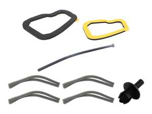 ES#5482544 - 510827861aKT - Trunk Leak Repair & Reseal Kit - Stop water from flooding your spare tire well with this complete rear hatch gasket and drain tube overhaul bundle. - Genuine Volkswagen Audi - Volkswagen