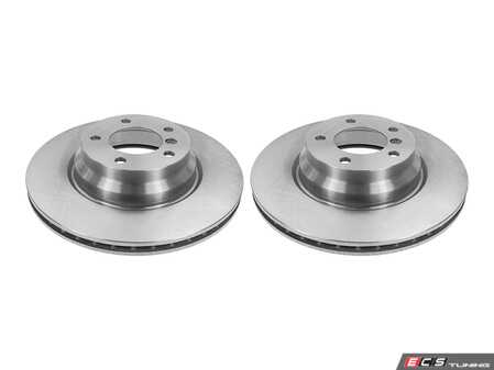 ES#5482572 - 3155213064KT - Front Brake Rotors - Pair (330x24) - Ensure reliable stopping performance and smooth, vibration-free operation with a premium factory-spec replacement front brake rotor - Meyle - BMW