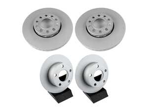 ES#5482608 - 8e0615301qkt6KT8 - Front & Rear Brake Rotors - Set (288x25 / 245x10) - Restore the stopping power in your vehicle - Zimmermann - Audi Volkswagen