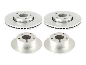 ES#5482605 - 8e0615301qkt2KT4 - Front & Rear Brake Rotors - Set (288x25 / 245x10) - Featuring a protective Meyle Platinum coating. - Meyle - Audi Volkswagen