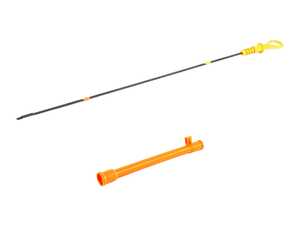 ES#5482622 - 06B115611RKT - Engine Oil Dipstick & Funnel Tube Kit - Includes both the inner engine oil dipstick and the outer guide funnel/boot. - Genuine Volkswagen Audi - Audi Volkswagen