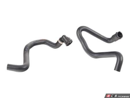 ES#5482644 - 8d0819373nKT - Heater Core Hose - Pair - This kit includes both essential firewall lines, one connecting the heater core to the cylinder head flange, and the other connecting it to the hard water pipe. - Rein - Audi Volkswagen