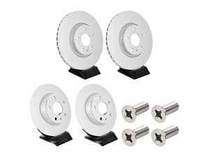 ES#5482692 - 561615301bktKT - Economy Front & Rear Brake Rotors - Set (312x25 / 272x10)  - Factory replacement rotors. - Genuine Volkswagen Audi - Volkswagen