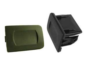 ES#5482720 - 1j0858180c01cKT - Dashboard Switch Delete - Pair - Clean up your center console. Fill empty dash slots or deleted heated seat controls with this genuine left/right blank set! - Genuine Volkswagen Audi - Volkswagen