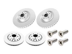 ES#5482727 - 4e0698301pcKT - Front & Rear Brake Rotors - Set (360x34 / 310x22) - Directly from the factory. - Genuine Volkswagen Audi - Audi Volkswagen