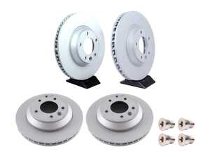 ES#5482747 - 7l6698302kkt2KT3 - Front & Rear Brake Rotors - Set (350x34 / 330x28) - Restore the stopping power in your vehicle - Zimmermann - Audi Volkswagen