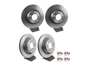 ES#5482756 - 7l8615302kt4KT6 - Front & Rear UV Coated Brake Rotors - Set (350x34 / 330x28) - Features Brembo's special UV paint treatment that guarantees superior corrosion resistance. - Brembo - Audi Volkswagen