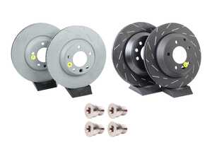 ES#5482782 - usr1326KT - Front & Rear USR Series Sport Slotted Rotors - Set (350x34 / 330x28) - Upgrade to a Turbo slotted rotor for improved braking - EBC - Audi Volkswagen