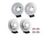 ES#5482795 - ebr819evccKT - Evolution Coated Front & Rear Brake Rotors - Set (330x32 / 330x28) - Featuring a GEOMET rust preventative coating - Power Stop - Volkswagen