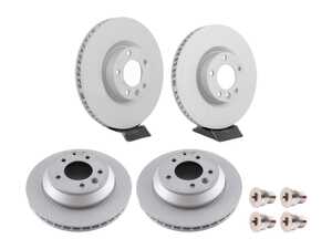 ES#5482815 - 95835140301cKT - Front & Rear Brake Rotors - Set (360x36 / 330x28) - Restore the stopping power in your vehicle - Zimmermann - Volkswagen