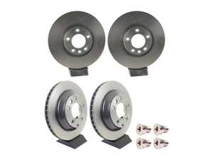 ES#5482818 - 95835140300cKT - Front & Rear Brake Rotors - Set (360x36 / 330x28) - Features Brembo's special UV paint treatment that guarantees superior corrosion resistance. - Brembo - Volkswagen