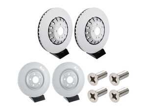 ES#5482971 - 4m0615301asvKT - Front & Rear Brake Rotors - Set (375x36 / 350x28) - Restore the stopping power and add additional protection of Coat Z - Zimmermann - Audi