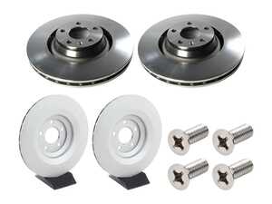 ES#5482975 - 1f0615601fkt - Front & Rear Brake Rotors - Set (347x30 / 330x22) - Restore stopping power - Zimmermann - Audi