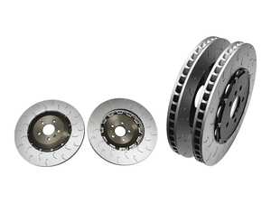 ES#5482983 - 034-301-1016KT - 2-Piece Floating Front & Rear Brake Rotor Upgrade Kit (400x38 / 350x28) - 2-Piece Floating Brake Rotor Upgrade Kit is a complete replacement brake rotor kit, designed to work with the factory calipers - 034Motorsport - Audi