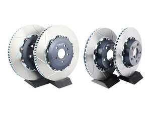 ES#5482990 - gir-a1-152KT - Girodisc 2-Piece Floating Front & Rear Rotors (Slotted) - Set (370x32 / 310x22) - Upgrade your brakes with lightweight, high-performance OE-sized replacement discs - The factory brake bias is maintained along with ABS efficiency. - Girodisc - Audi