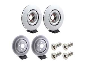 ES#5483039 - 4F0698601BKT - Front & Rear Brake Rotors - Set (385x36 / 330x22) - OEM replacement rotors for your S6 - Genuine Volkswagen Audi - Audi