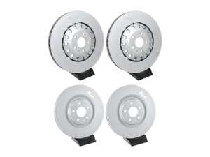ES#5483096 - 4067210ktKT1 - Front & Rear Brake Rotors - Set (400x38 / 350x28) - Restore the stopping power in your vehicle - Zimmermann - Audi