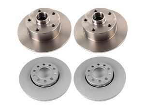 ES#5483423 - 8e0615301qkt6KT9 - Front & Rear Brake Rotors - Set (288x25 / 245x10) - Features an Anti-Corrosion coating "Anti-Z" - Zimmermann - Audi