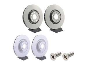 ES#5483430 - 8e0615301adkt4KT - Front & Rear UV Coated Brake Rotors - Set (321x30 / 256x22) - Features Brembo's special UV paint treatment that guarantees superior corrosion resistance. - Brembo - Audi