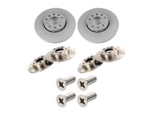 ES#5484867 - 8e0615301qkt6KT1 - Front & Rear Brake Rotors - Set (288x25 / 245x10) - With "Coat Z-AntiCorrission" coating - Zimmermann - Audi