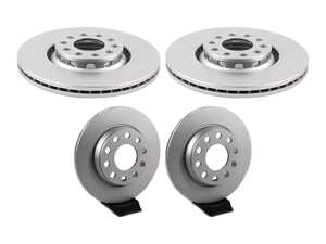 ES#5484880 - 8e0698301rkt3KT4 - Front & Rear Brake Rotors - Set (312x25 / 255x12) - Featuring a protective Meyle Platinum coating. - Meyle - Audi