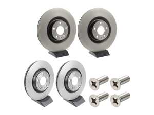 ES#5491050 - 8e0615301tkt6KT7 - Front & Rear UV Coated Brake Rotors - Set (345x30 / 300x22) - Features Brembo's special UV paint treatment that guarantees superior corrosion resistance. - Brembo - Audi