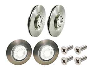 ES#5491055 - 8e0615301tkt2KT - Front & Rear Brake Rotors - Set (345x30 / 300x22) - Restore the stopping power in your vehicle - Genuine Volkswagen Audi - Audi