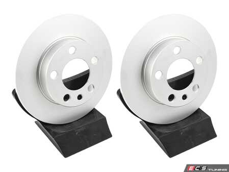 ES#5491084 - 1J0615601NKT - Rear Brake Rotor - Pair (232x9) - These Meyle-PD rear brake rotors offer a premium aftermarket upgrade that meets original equipment standards. - Meyle - Audi Volkswagen