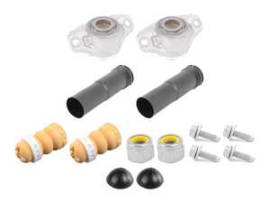 ES#5491159 - 5q0513353e3KT - Rear Shock Mount Replacement Kit - This kit is a Rear Shock Mount Replacement Kit designed to completely refresh the upper mounting points of a vehicle's rear suspension. - Genuine Volkswagen Audi - Volkswagen