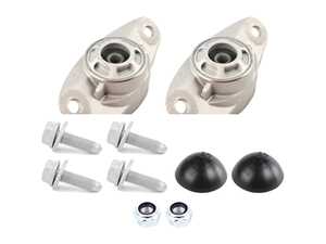ES#5491190 - 1k0513353h1KT - Rear Shock Mounts - With Install Hardware - Fits the left and right side - Assembled By ECS - Audi Volkswagen